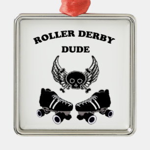 RullDerby Dude Julgransprydnad Metall