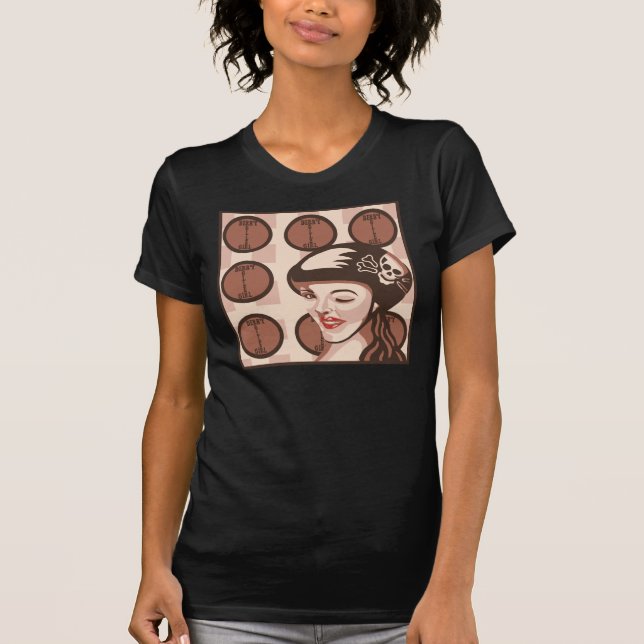 rullderby flicka tee (Framsida)