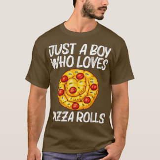 Rulldesign av rutor i pizza-snack för boys Kids, F T Shirt