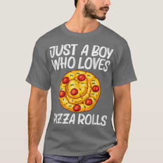 Rulldesign av rutor i pizza-snack för boys Kids, F T Shirt