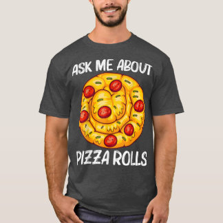 Rulldesign för Cute Pizza, För manar kvinnor, Pizz T Shirt