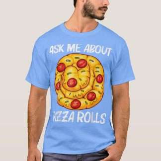 Rulldesign för Cute Pizza, För manar kvinnor, Pizz T Shirt