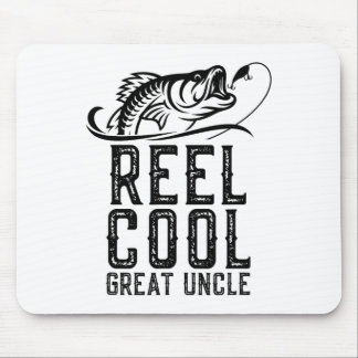 Rulle Cool Great Uncle Fiske Fiskare Rolig Retro Musmatta