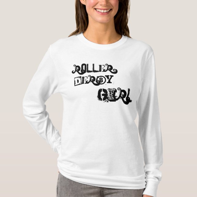 Rulle derby, flicka t-shirt (Framsida)