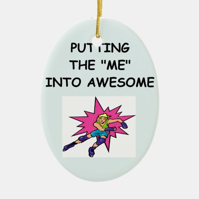 rulle derby julgransprydnad keramik (Framsidan)