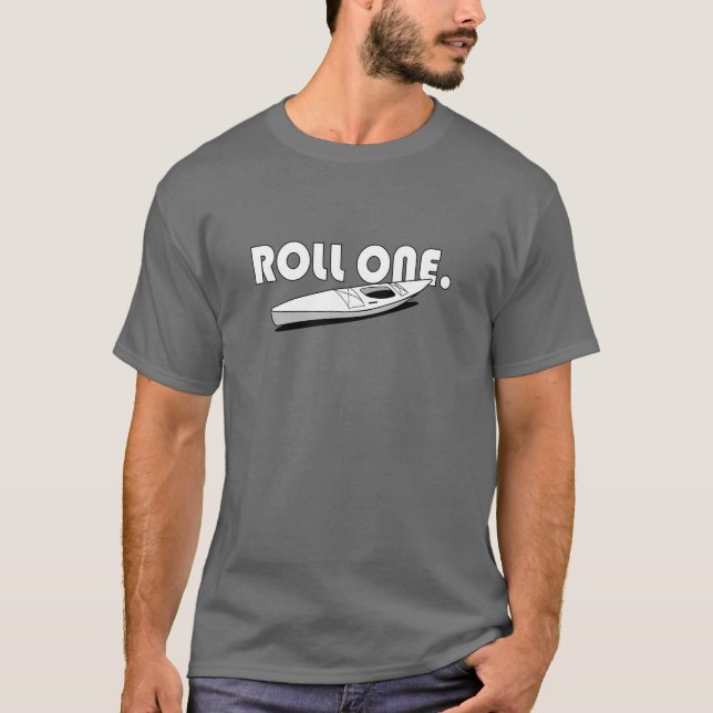 Rulle en - Kajak T-shirt (Framsida)
