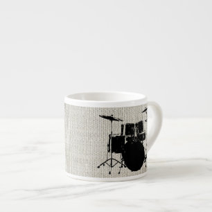 Rulle för sten n trummar espressomugg