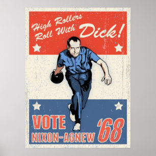 Rulle med Nixon Poster