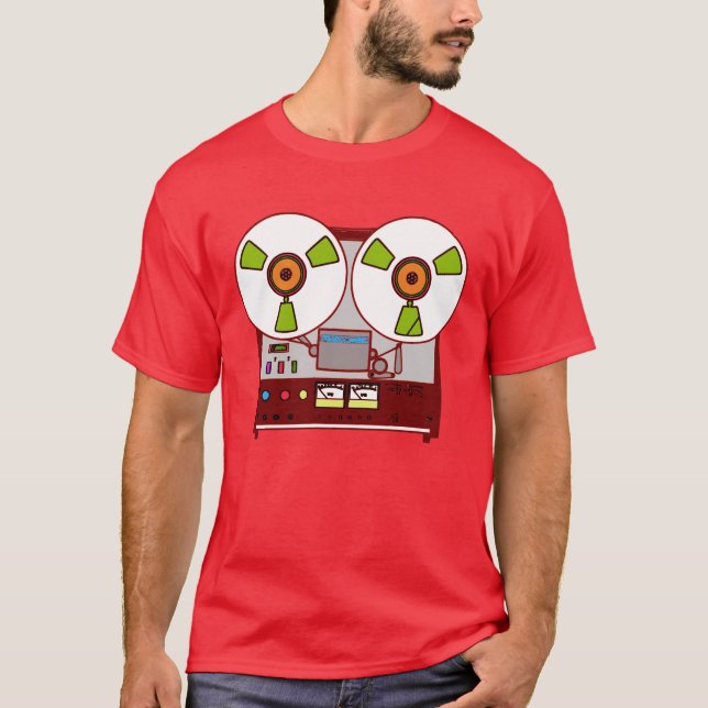 rulle som reel t-shirt (Framsida)
