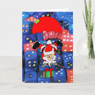 Rullen av tärning helgkort