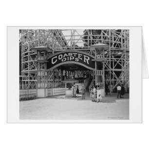 Rullfoto Underlägg vid Glen Echo Park Hälsningskort