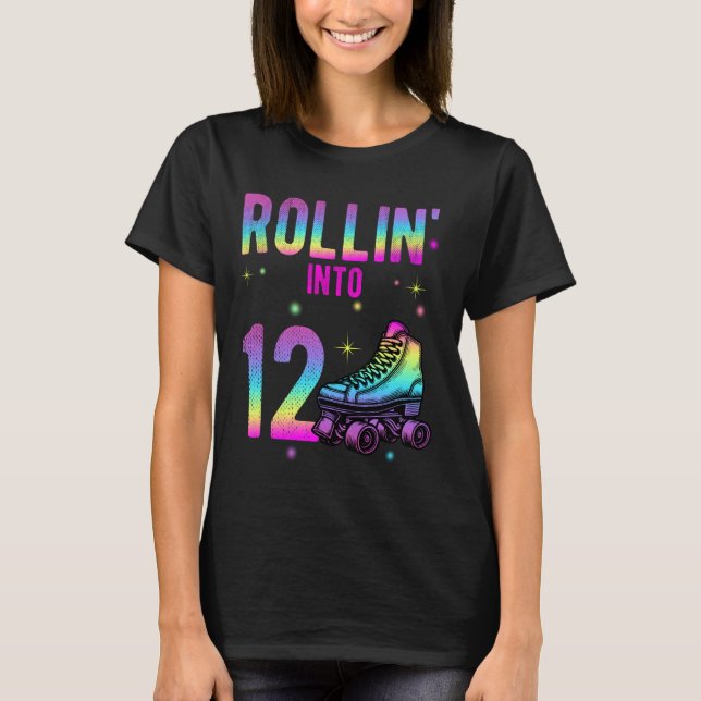 Rullin i 12:e födelsedag t shirt (Framsida)