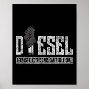 Rullkol Lastbil _ Diesel Lastbil Electrical Cars C Poster