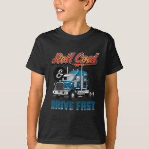 Rullkol och drev fastar t-shirt