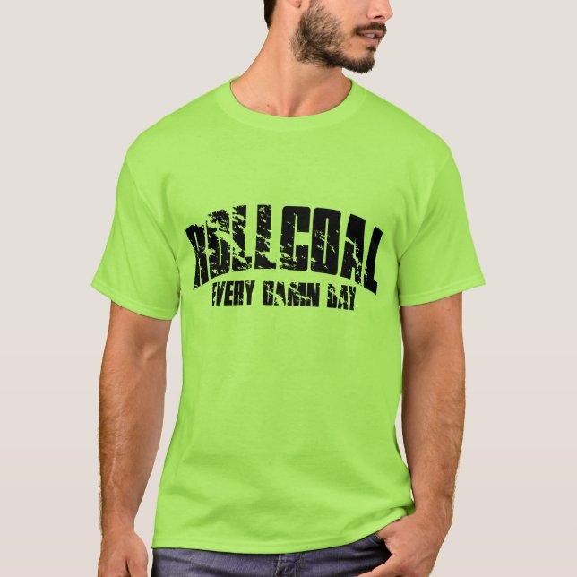 Rullkol varje dag t-shirt (Framsida)