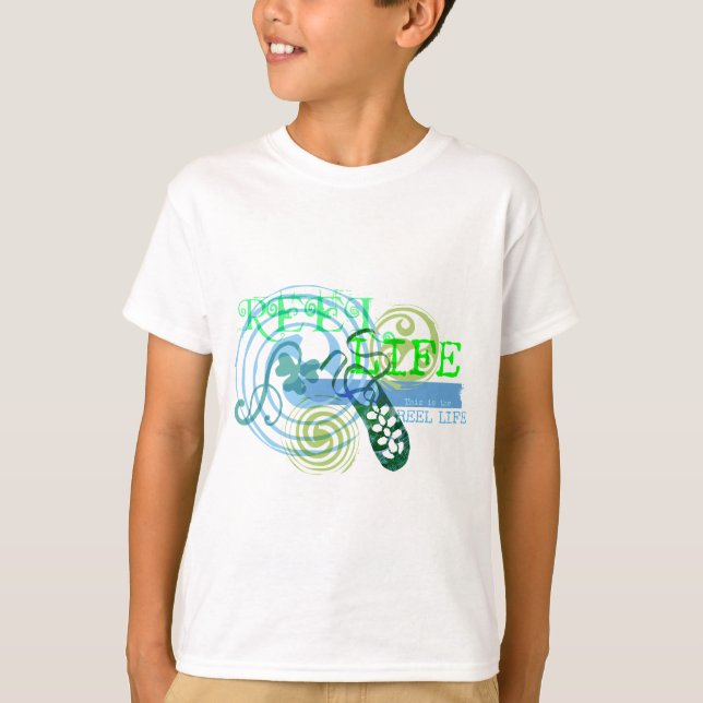 Rullliv i blått tee (Framsida)