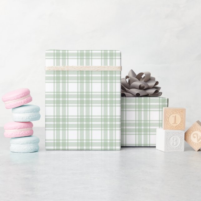 Rullning av lätt Blek Mönster Presentpapper (Baby Shower)