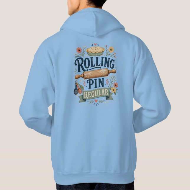 RullningsPinne Regelbunden Stugbakarstuga Hoodie (Baksida)