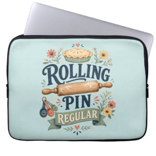 RullningsPinne Regelbunden Stugbakarstyl Laptop Fodral