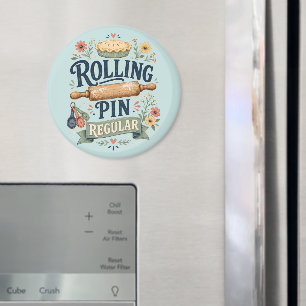 RullningsPinne Regelbunden Stugbakarstyl Magnet