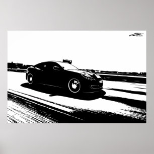 Rullningsskott för Genesis Coupe Poster