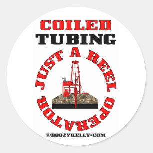 Rulloperatör, oilfield, väl serva för olja, rig runt klistermärke