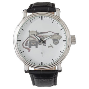 Rullskal från metall med Nyckel Armbandsur