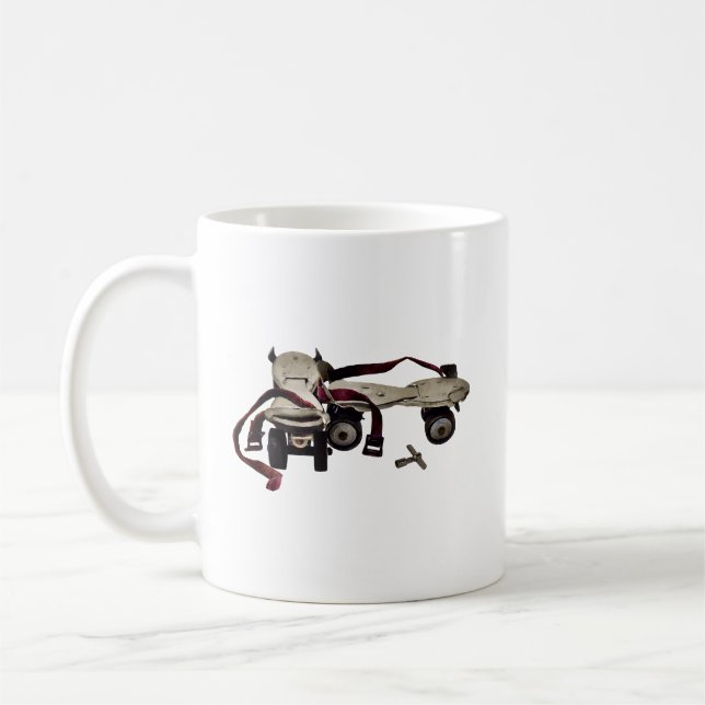 Rullskal från metall med Nyckel Kaffemugg (Vänster)