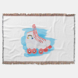 Rullskal med vattenfärg Stänk Filt