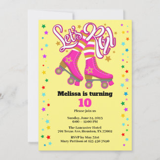 Rullskal oavsett ålder inbjudningar