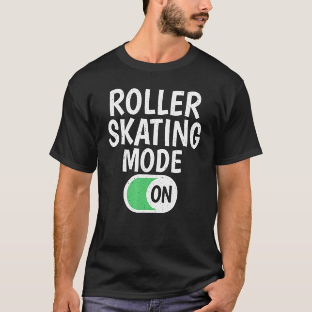 Rullskal på rullskal t shirt (Framsida)