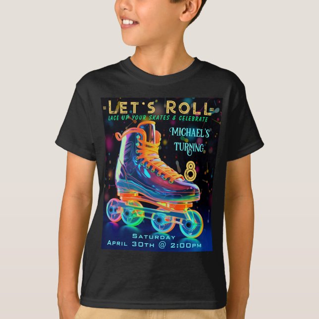 Rullskatt, turordning 8 t shirt (Framsida)