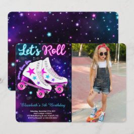 Rullskridsko Foto Inbjudan