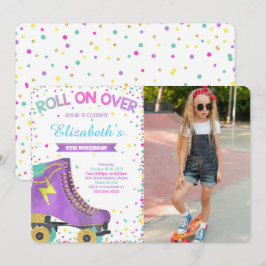 Rullskridsko Foto Inbjudan