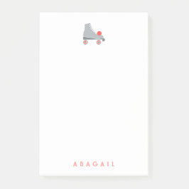 Rullskridsko - korall post-it block