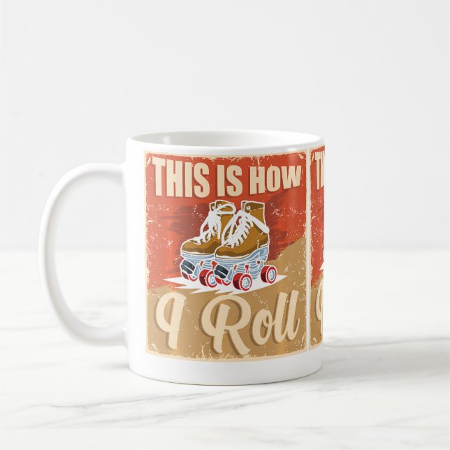 Rullskridsko Rullderby Rullskridskor Skridsko Kaffemugg (Vänster)