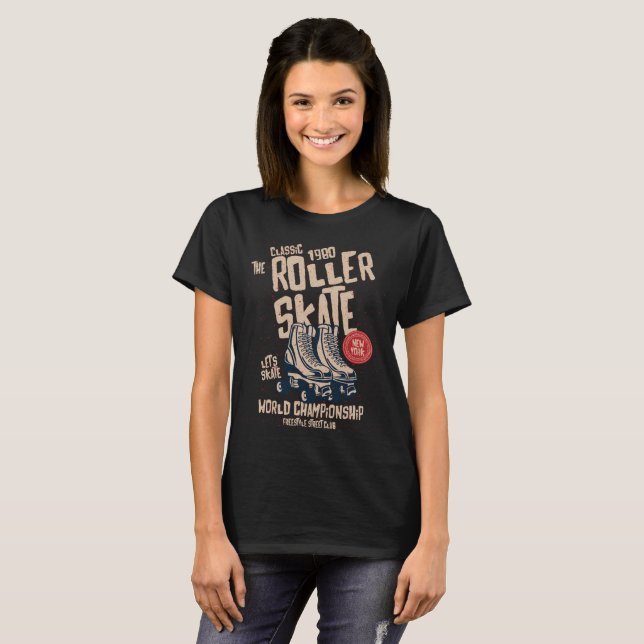 rullskridsko tee (Hel framsida)