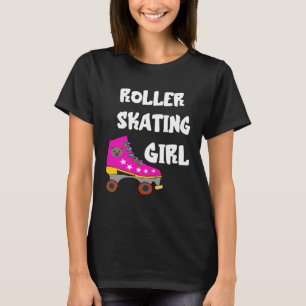Rullskridskoåkande flicka Rullskridskor Flickor Ru T Shirt