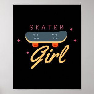 Rullskridskoåkare Skateboard Skateboardåkning För Poster
