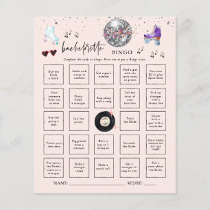 Rullskridskoåkning Sängkammarbachelorette Bingo Pa