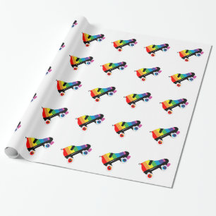 rullskridskogarnsregnera rand presentpapper