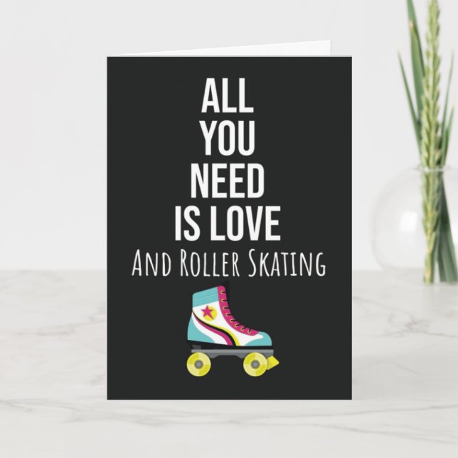 Rullskridskokort Rullskridsko Skridskoåkare För Ba Kort (Framsida)