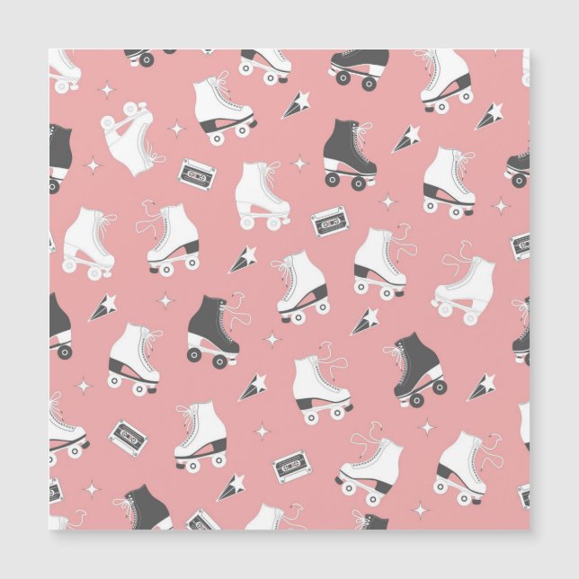 Rullskridskor, kassett mönster. (Framsida)