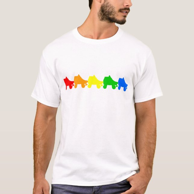rullskridskoregu t-shirt (Framsida)