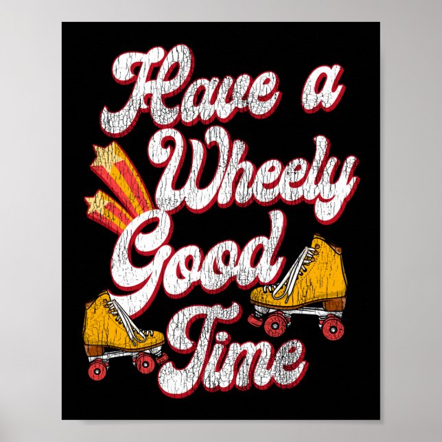 Rullskrov har en Bra på 1970s Retro Poster (Framsidan)