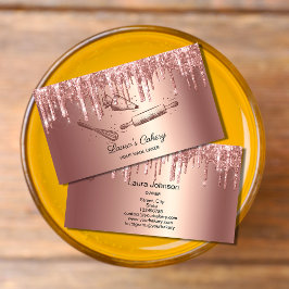 Rullstift & vaskkaka Bakery Dripping Guld Visitkort