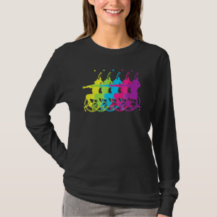 Rullstol Atlet Tennis Spelare Paralympics T Shirt