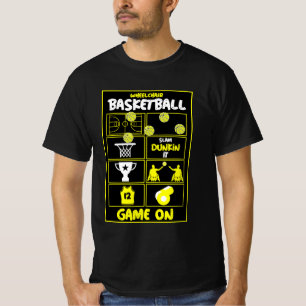 Rullstol Basketbollspelare T-shirt