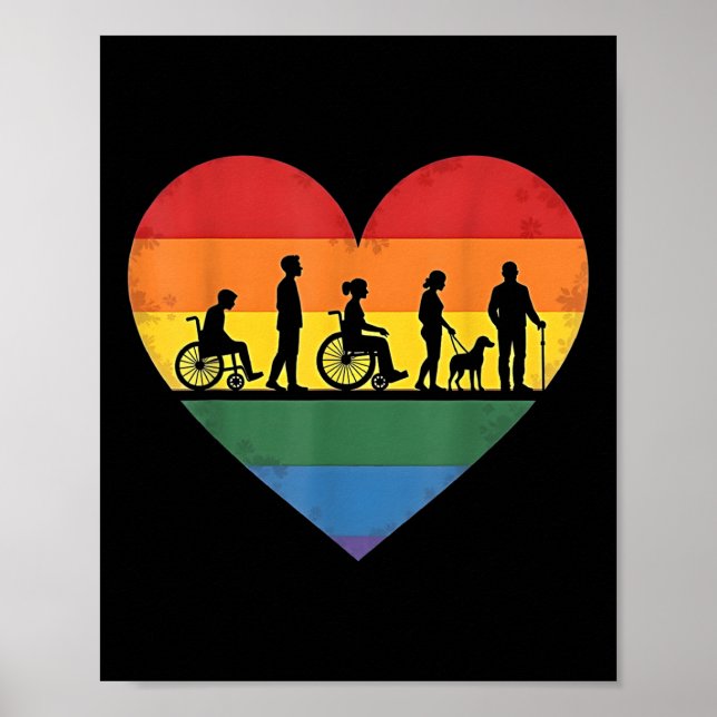 Rullstol, Quadriplegisk, Paraplegisk, Funktionsned Poster (Framsidan)