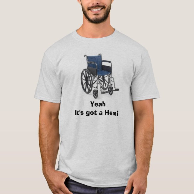 Rullstol Tee Shirt (Framsida)